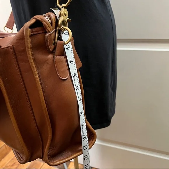 Vintage Coach Harrison Brown Leather Briefcase 5283 - Picture 6 of 16